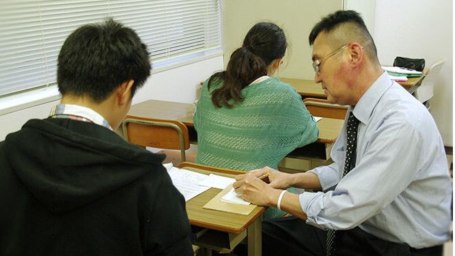丁寧な指導を心がける講師